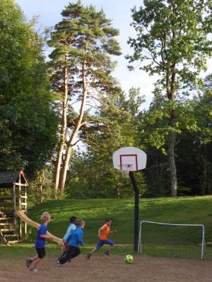 Terrain de foot sur notre camping familiale