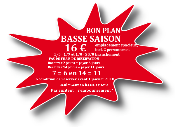 Promotion basse saison